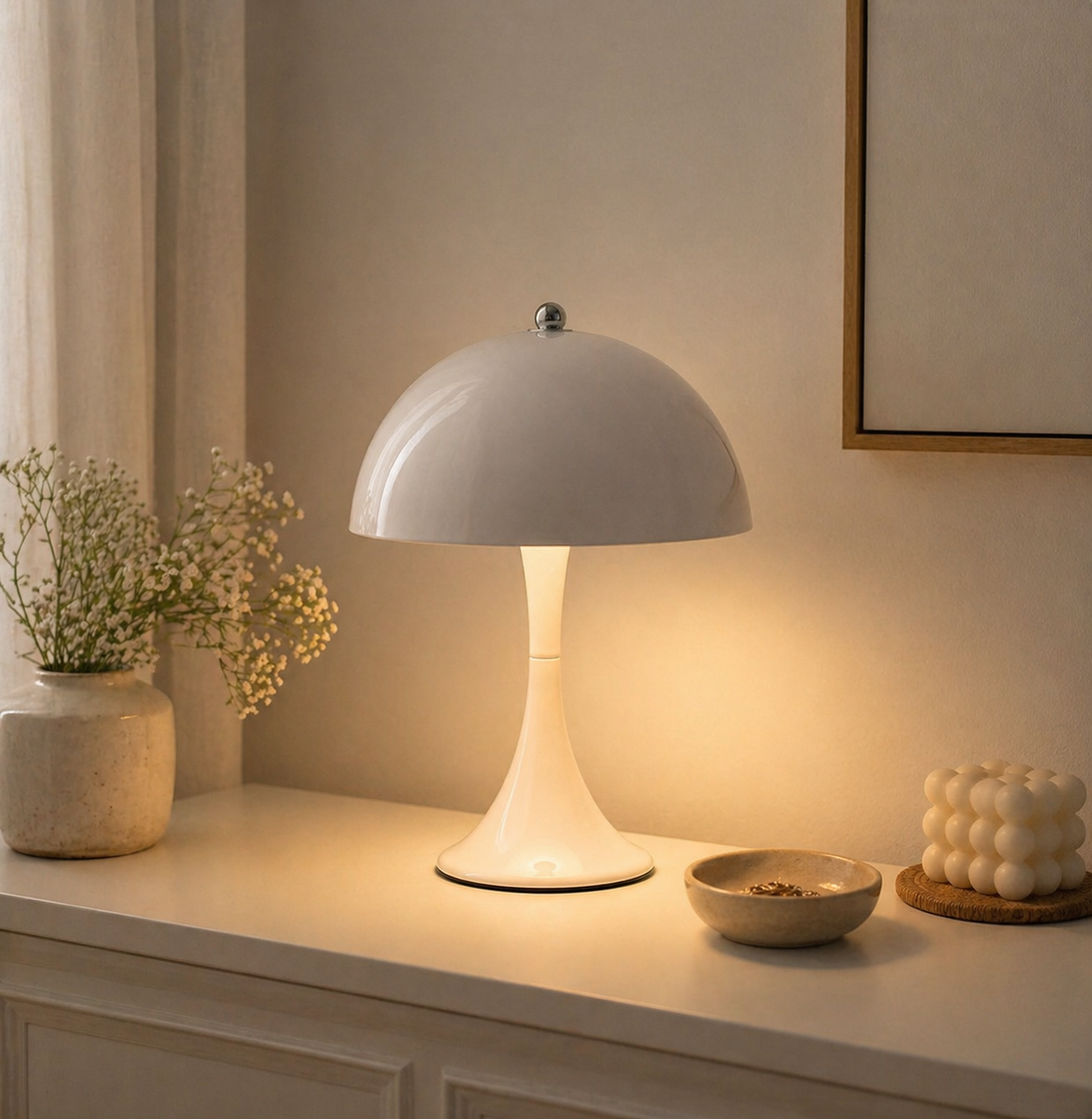 Nordic Minimalist Mushroom Lamp